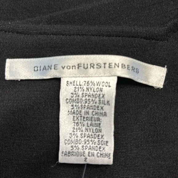 NWT Diane von Furstenberg Little Black Dress - Picture 6 of 7